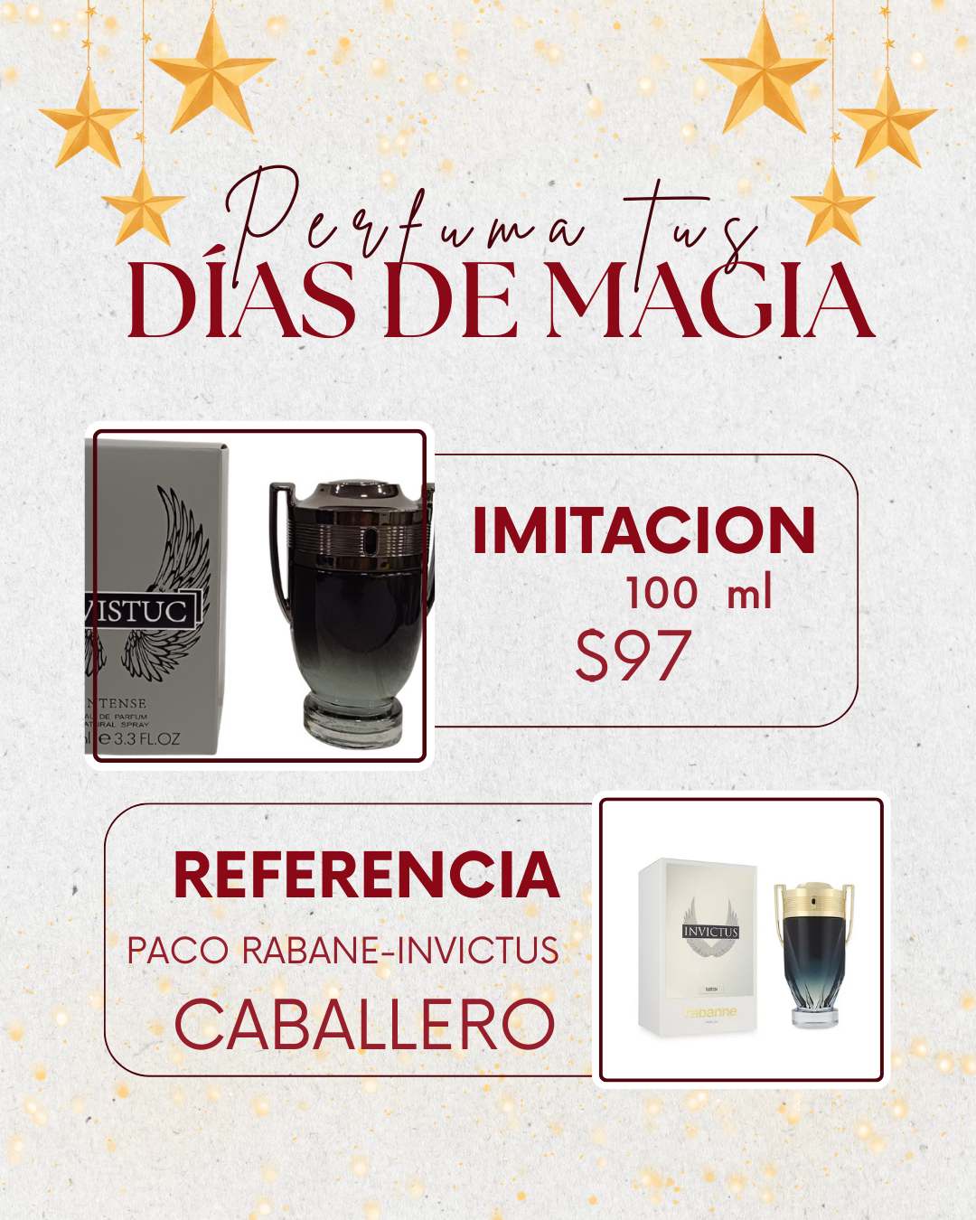 Perfume caballero, invistió, codigo a88
