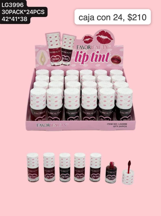 lip de tinta, caja con 24 piezas, codigo lg3996