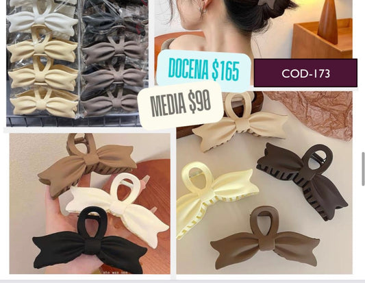 Pinza moño nuts, codigo A156