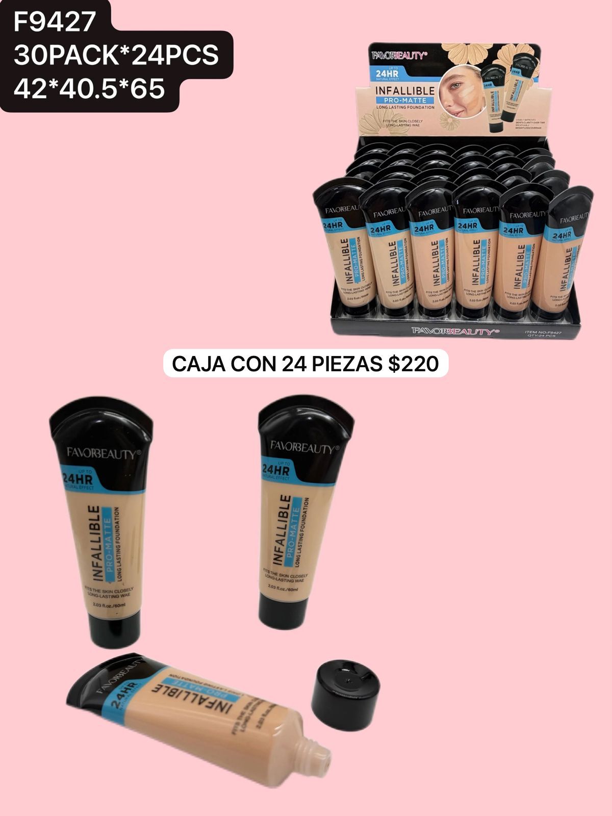 caja con 24 maquillajes codigo f9427
