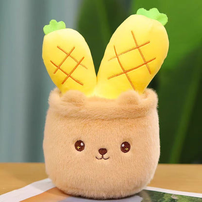 Peluche de macetas, diseño al azar