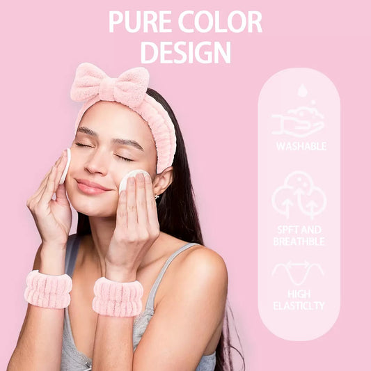 set de diadema y pulseras skyn care , colores al azar, codigo a212