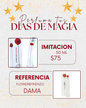Perfume dama, ken, codigo a269