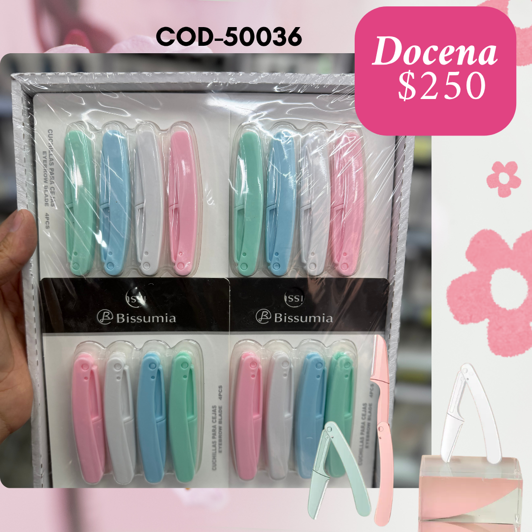 perfiladores de 4 piezas cada set,12 sets, codigo 50036