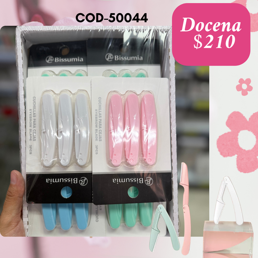 perfilado en set de 3 piezas, 12 sets, codigo 50044