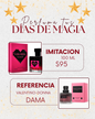 perfume dama, valentine, codigo a403