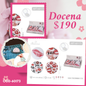 Espejo de bolsillo kisses, docena, codigo 60173