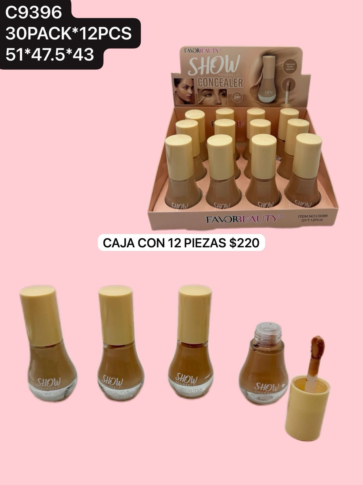 caja de 12 correctores, codigo c9396