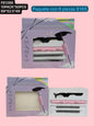 set de pestañas sencillas con accesorios, set de 6 piezas, codigo fb1288