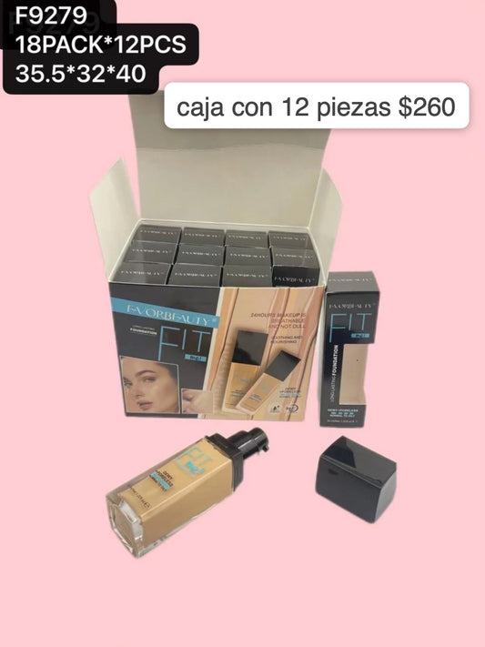 maquillaje fut, caja con 12 piezas, codigo f9279