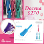 cepillo especial para chinos, docena, codigo 70145