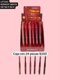 delineador para labios de colores, caja con 24 piezas, codigo LP7242