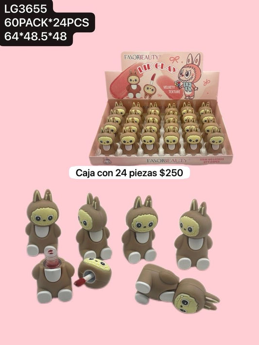 caja con 24 balsamos labubu, codigo lg3655