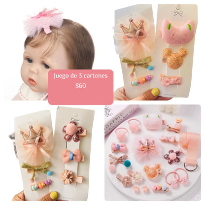 Juego de 3 tiras de accesorios de bebe codigo A63