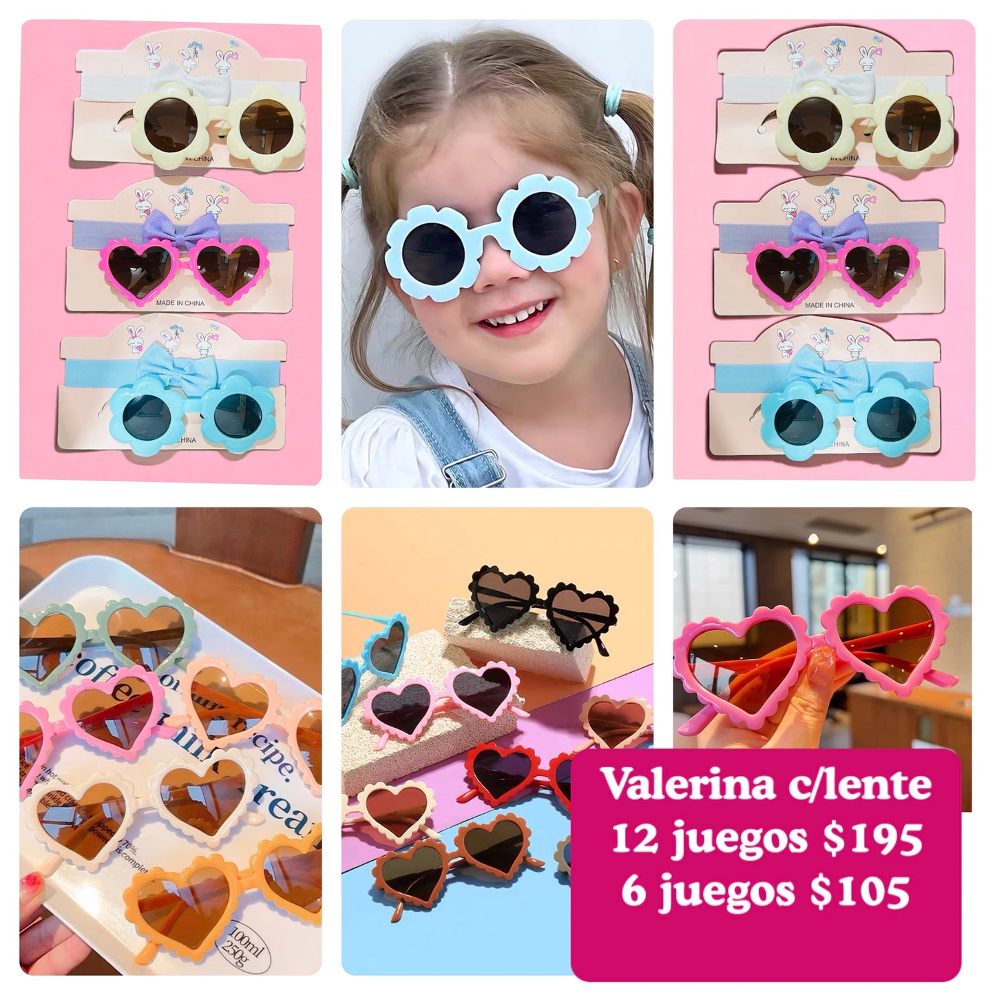 Lente con valerina Bebe, código A242