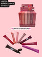 caja con 24 labiales de tubo, variedad de colores, codigo lg3700