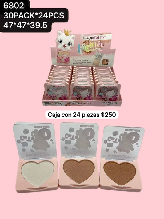 caja con 24 polvos, codigo 6802