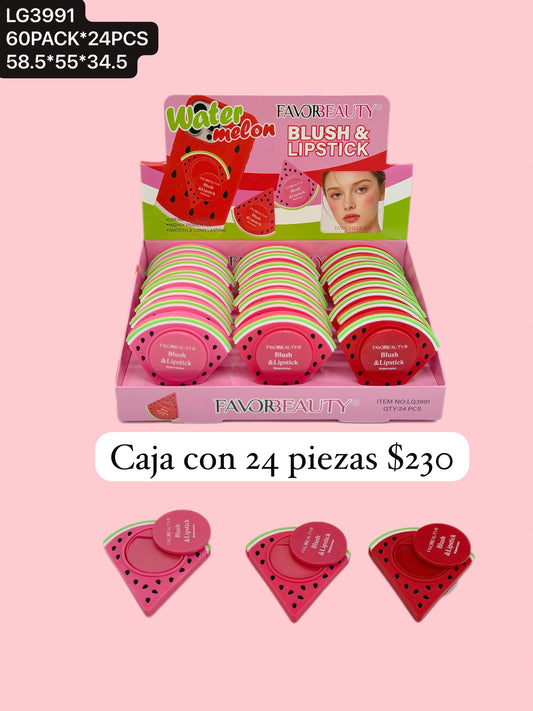 Balsamo para celular de sandia, caja con 24 piezas, codigo LG3991