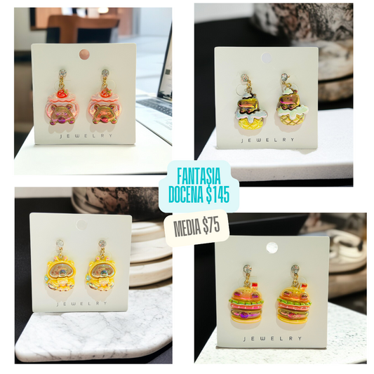 arete de fantasia capybara, codigo a149