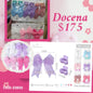 set de moño con mini pinza, codigo 23820