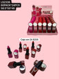 caja con 24 labiales, codigo ls2336