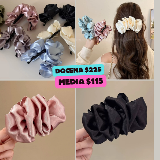 bananas con decoracion de tela tipo moño, codigo a49