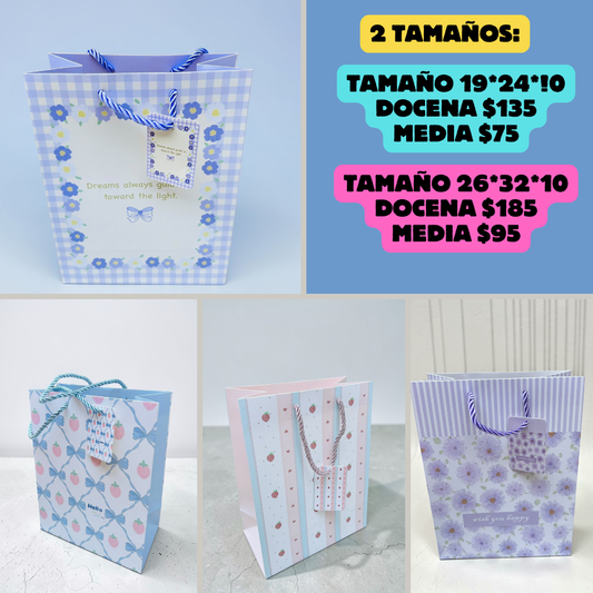Bolsa de regalo diseños tipo Kawai, 26*32*10 cm, codigo a904