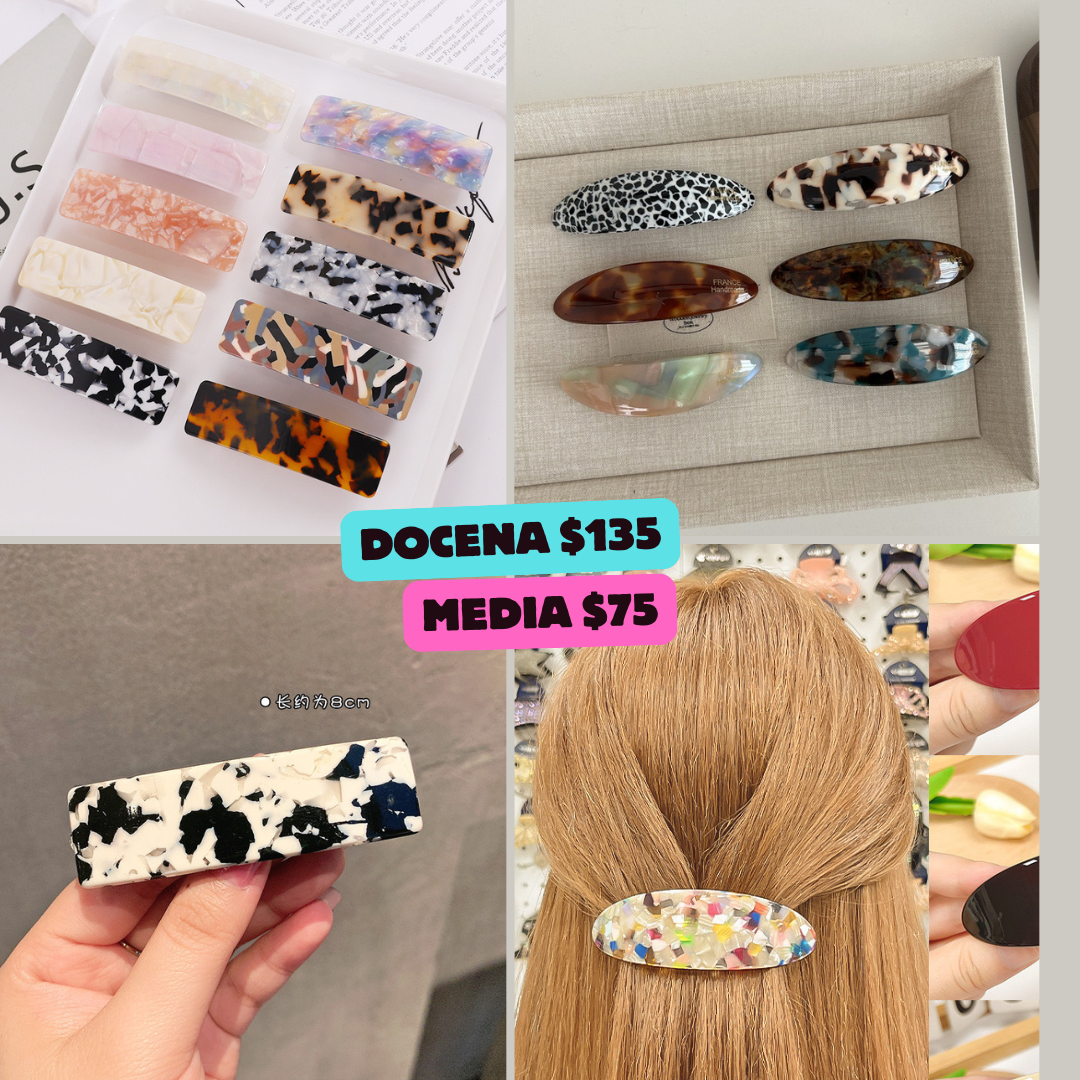 broches con diseños, rectángulos y ovalados, codigo a245