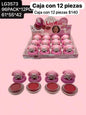 paquete de 12 labiales untadles, codigo lg3573