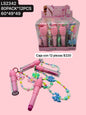 gloss con llavero, caja con 12 piezas, codigo ls2342