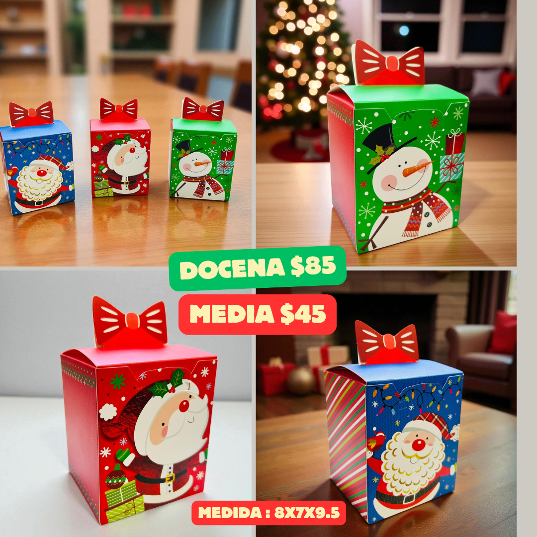 caja navideña chica, codigo a903