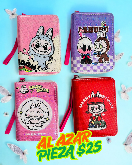 cartera labubu, al azar codigo a135