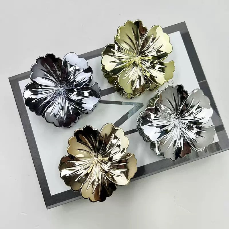 pinza de flores metalica