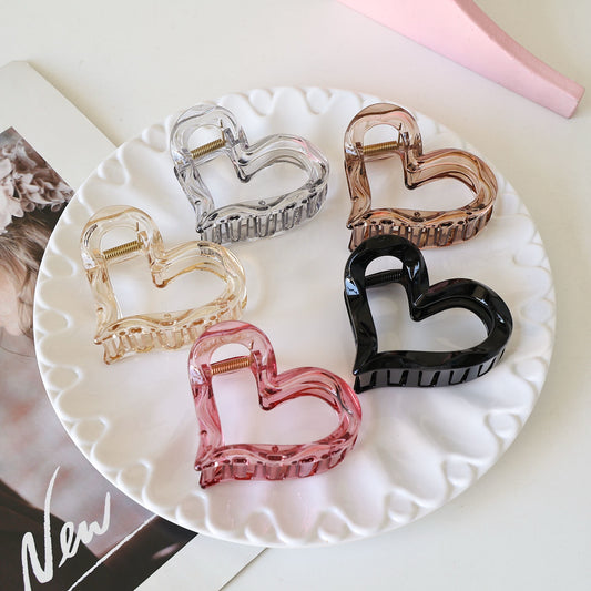 pinzas de corazon transparentes, codigo a217