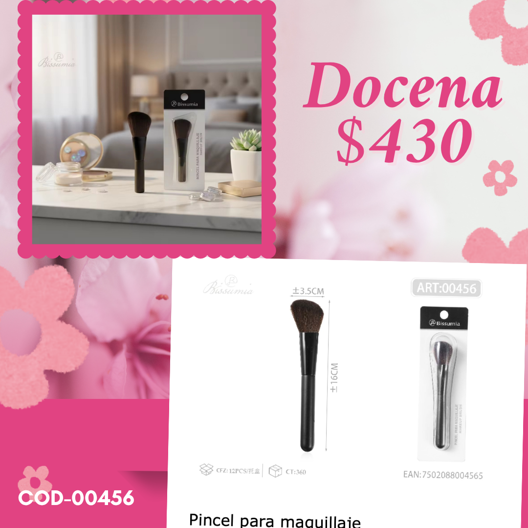 brocha para brush, docena, codigo 00456