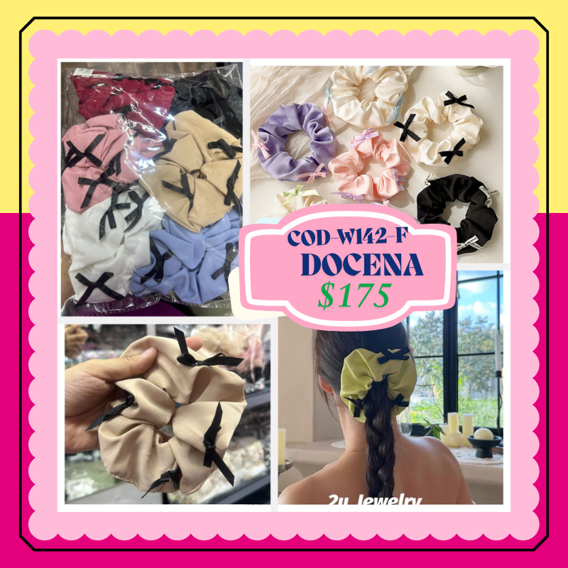 scrunchie coquette, codigo a235