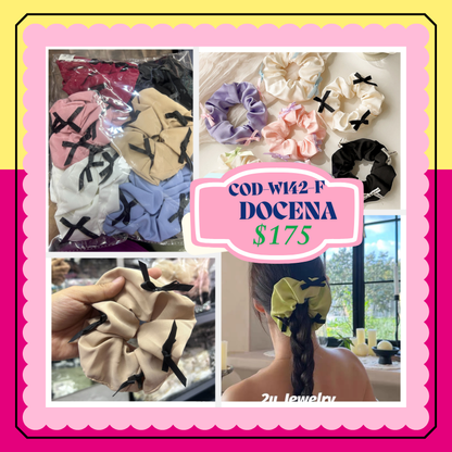 scrunchie coquette, codigo a235