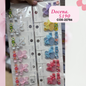 cucas de cobenito con cuca de flores, 12 pares, codigo 22786