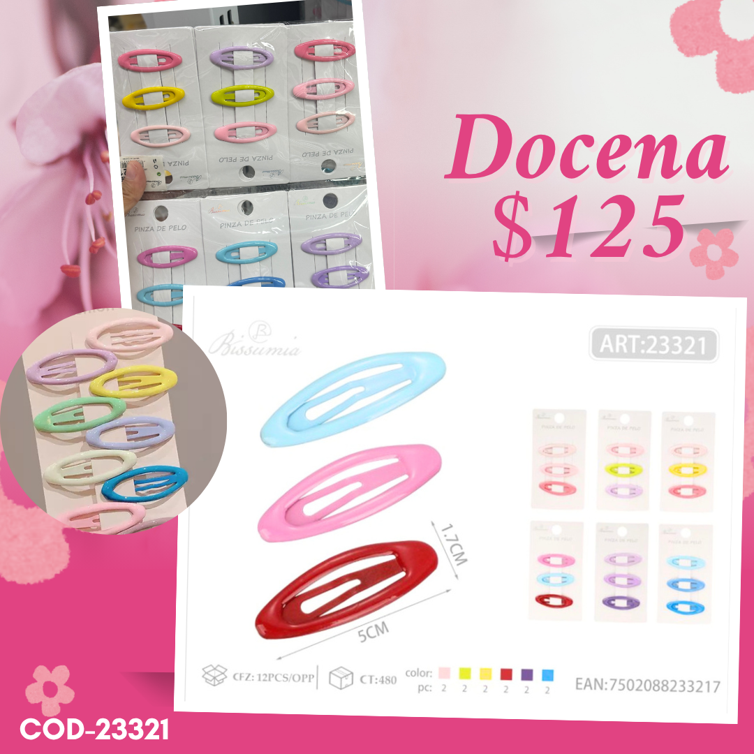 cucas en serie de 3, docena, codigo 23321