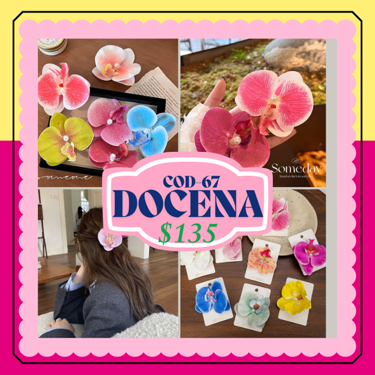 broches de flores coreanas de colores, codigo a67