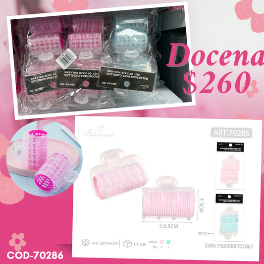 tubos para chinos de 3cm de diámetros, 12 sets, codigo 70286