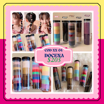 ligas en tubo grandes,código W-XX-04