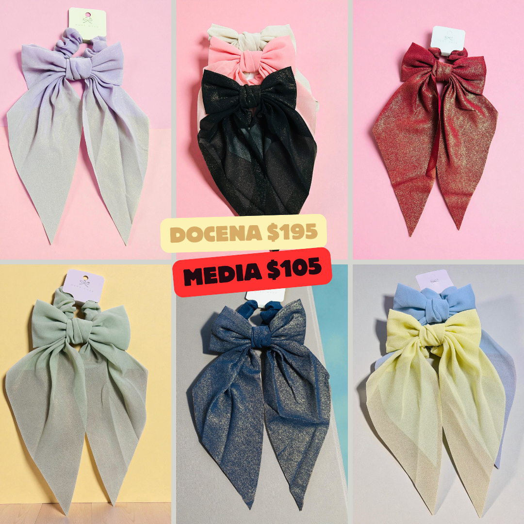 moño tipo toletero, brilloso, codigo a38