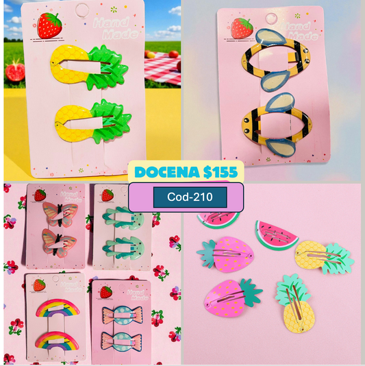 cucas en par de insectos y frutas, codigo a210