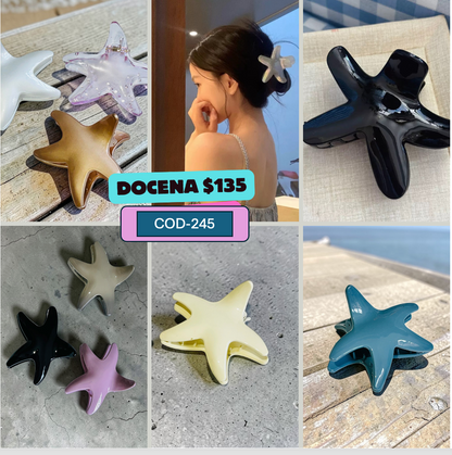 pinzas de estrella de mar de colores, codigo a401bis
