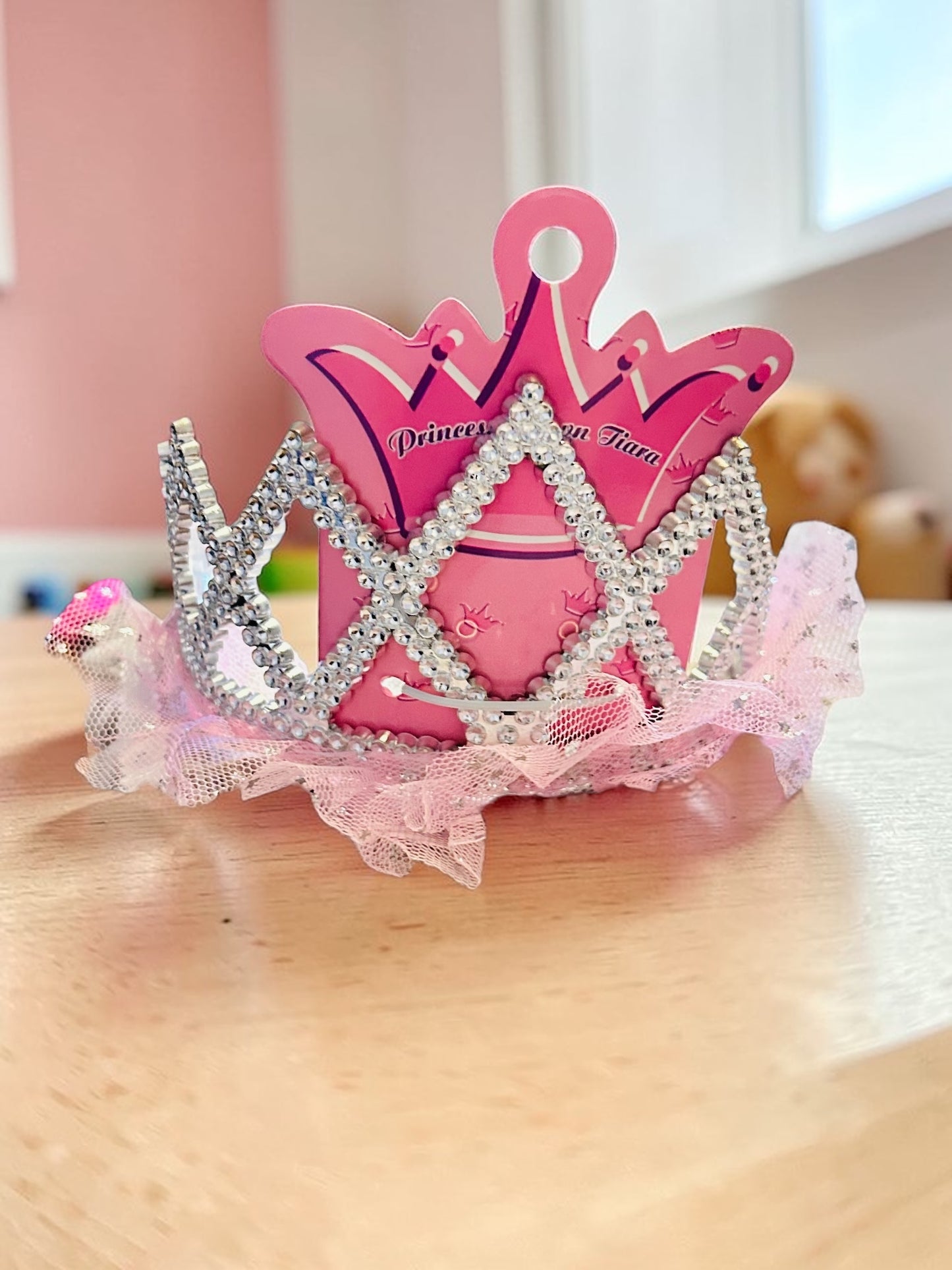 Corona de princesa con tul,  codigo a297bis