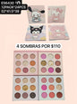 Set de 4 sombras kuromi, codigo ES6430