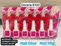Pegamento de uñas, aroma a rosas, docena, codigo FB4001