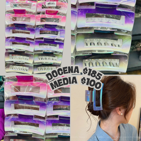 pinza metalica degradada, rectangular, codigo a139BIS