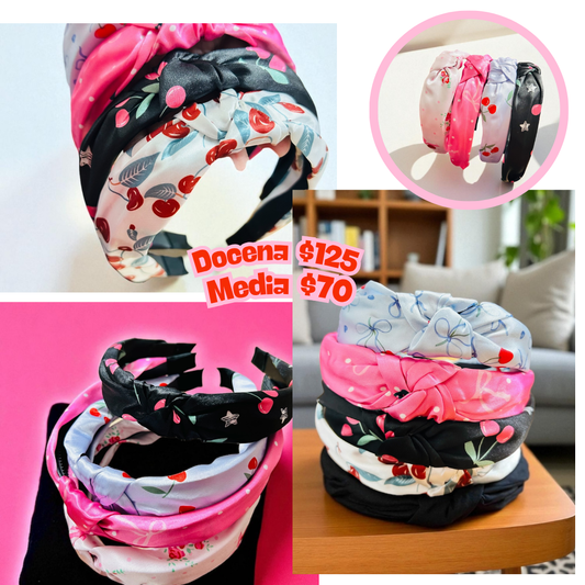 Diadema sencilla de cerezas, codigo a204